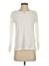 Ann Taylor 100% Cotton White Sweatshirt Size S - photo 1