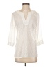 Sigrid Olsen Ivory 3/4 Sleeve Blouse Size XS - photo 1