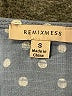 Remixmess Polka Dots Blue Short Sleeve Blouse Size S - photo 7