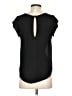 Joie 100% Silk Black Short Sleeve Top Size XS - photo 2