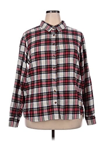 Evy's Tree Long Sleeve Button-Down Shirt (view 1)