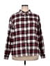 Evy's Tree 100% Cotton Plaid Red Long Sleeve Button-Down Shirt Size 2X - photo 1