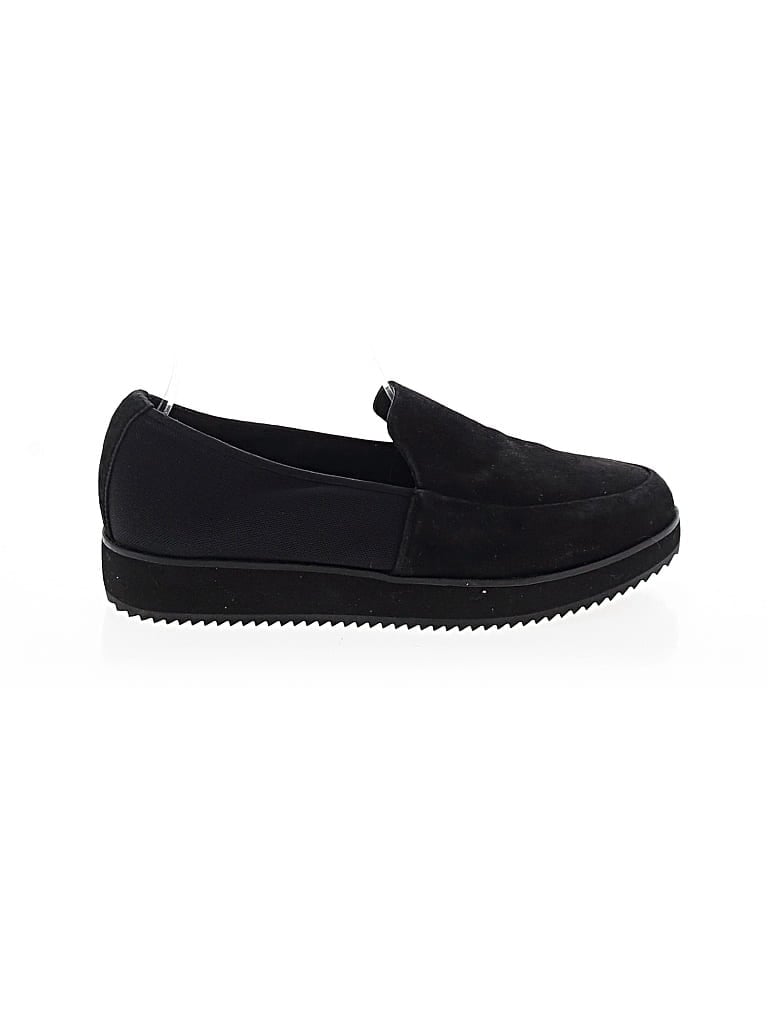 Pre-owned Eileen Fisher Flats In Black