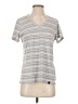 L.L.Bean Stripes Silver Short Sleeve T-Shirt Size S - photo 1