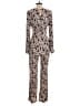 Free People Floral Ivory Jumpsuit Size 4 - photo 2