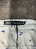 Zara 100% Polyester Silver Blue Sleeveless Top Size XS - photo 7