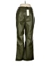 Never Fully Dressed 100% Polyurethane Green Faux Leather Pants Size 8 - photo 2