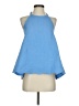 Lauren James Blue Halter Top Size S - photo 1