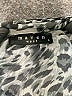 Maven West 100% Polyester Animal Print Silver Long Sleeve Blouse Size S - photo 7