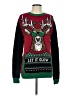 Ugly Christmas Sweater Red Pullover Sweater Size S - photo 1