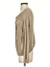 Sparkle & Fade Metallic Tan Pullover Sweater Size S - photo 5