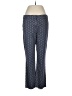 Donna Ricco Chevron-herringbone Blue Casual Pants Size 6 - photo 1