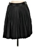 Express 100% Polyurethane Solid Black Formal Skirt Size 2 - photo 1