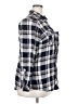 Torrid Plaid Gray Long Sleeve Button-Down Shirt Size 2X Plus (2) - photo 4