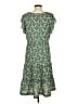 Max Studio Print Green Casual Dress Size XS (estimated) - photo 2