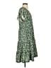 Max Studio Print Green Casual Dress Size XS (estimated) - photo 4