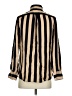 J.Crew Stripes Black Gold Long Sleeve Blouse Size 00 - photo 2