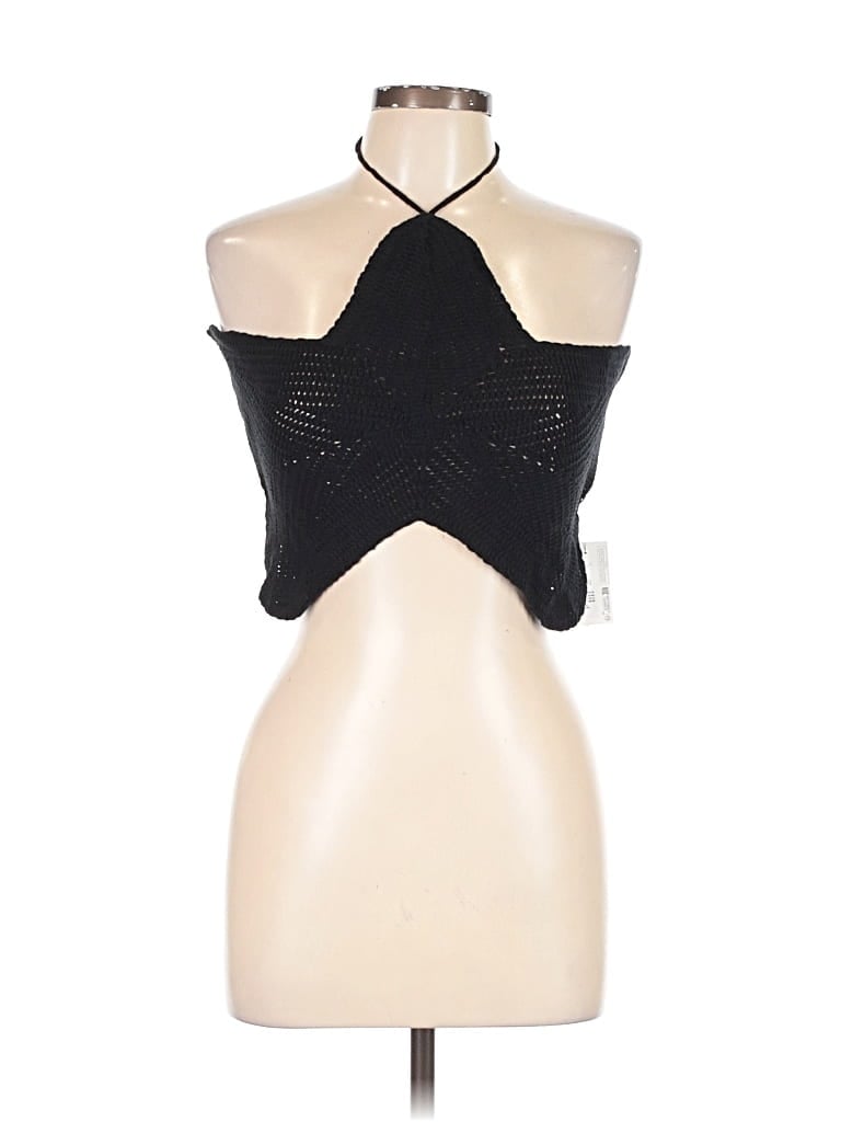 Primark Sleeveless Top Black Halter Neckline Tops