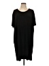 Norma Kamali Solid Black Casual Dress Size L - photo 1
