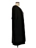 Norma Kamali Solid Black Casual Dress Size L - photo 4