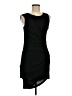 BCBGMAXAZRIA 100% Silk Solid Black Cocktail Dress Size M - photo 1