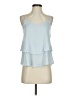 Emmelle 100% Rayon Blue Sleeveless Blouse Size XS - photo 1