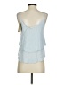 Emmelle 100% Rayon Blue Sleeveless Blouse Size XS - photo 2