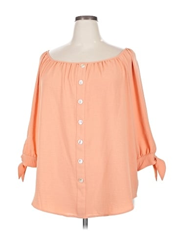 I.N. Studio 3/4 Sleeve Blouse (view 1)