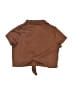 Knit Works Brown Short Sleeve Top Size 16 - photo 2