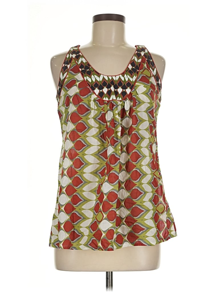 Pre-owned Aryeh Sleeveless Blouse In Green