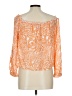 Guess 100% Rayon Orange 3/4 Sleeve Blouse Size L - photo 2