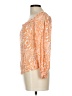 Guess 100% Rayon Orange 3/4 Sleeve Blouse Size L - photo 5