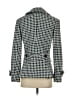 Etcetera Houndstooth Teal Wool Blazer Size 4 - photo 2