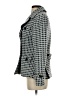Etcetera Houndstooth Teal Wool Blazer Size 4 - photo 5