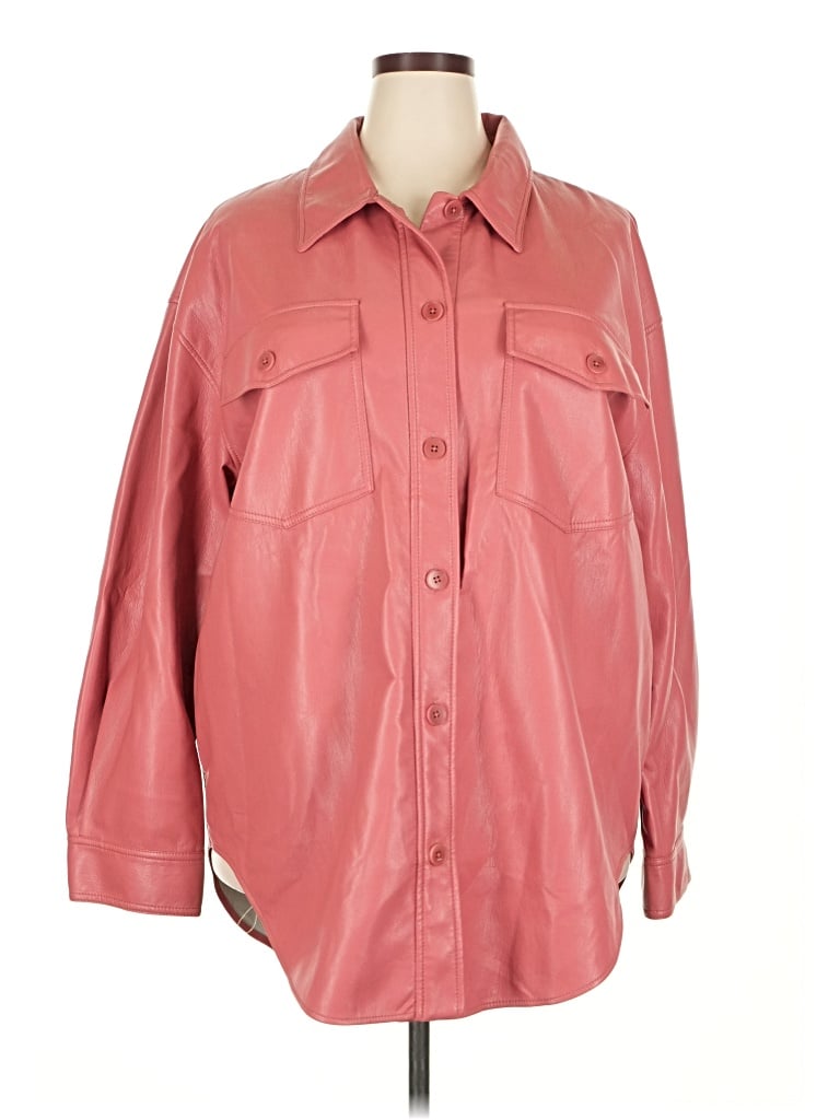 Wilfred 3/4 Sleeve Button Down Shirt In Pink
