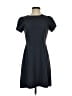 Ann Taylor LOFT 100% Polyester Solid Gray Casual Dress Size 0 - photo 1