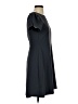 Ann Taylor LOFT 100% Polyester Solid Gray Casual Dress Size 0 - photo 4