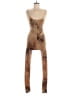 Assorted Brands Animal Print Brown Ivory Jumpsuit Size 18 - photo 1