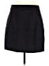 Ann Taylor LOFT Solid Black Casual Skirt Size 8 - photo 2