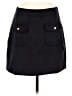 Ann Taylor LOFT Solid Black Casual Skirt Size 8 - photo 1