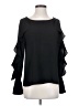 Lily Rain Black Long Sleeve Blouse Size S - photo 1
