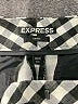 Express Checkered-gingham Black Casual Pants Size 00 - photo 7