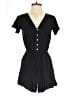 Gap 100% Rayon Solid Black Romper Size XS - photo 1