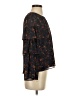 Madewell 100% Polyester Black 3/4 Sleeve Blouse Size XS - photo 4