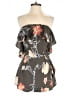 Love 100% Polyester Floral Gray Cocktail Dress Size S - photo 1