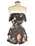 Love 100% Polyester Floral Gray Cocktail Dress Size S - photo 2