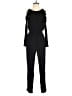 Fraiche Solid Black Jumpsuit Size S - photo 1