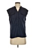 Shein Blue Sleeveless Button-Down Shirt Size 2 - photo 1