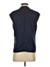 Shein Blue Sleeveless Button-Down Shirt Size 2 - photo 2