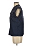 Shein Blue Sleeveless Button-Down Shirt Size 2 - photo 5